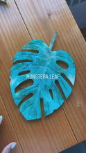 Load and play video in Gallery viewer, Monstera Leaf Resin
